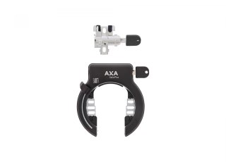 AXA Bosch 2 Rack Battery with Solid-Plus Ring Lock 58mm for Wide Tires Czarny