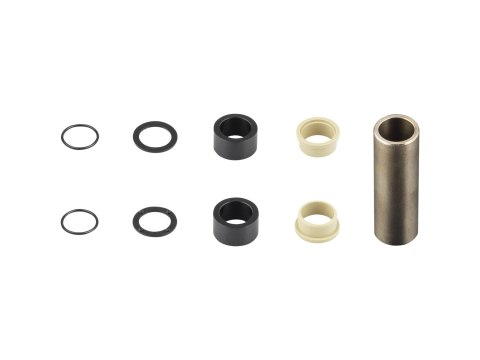 Fox Rear Shock Mounting Hardware Kit 50 x 8mm Offset Czarny/Biały