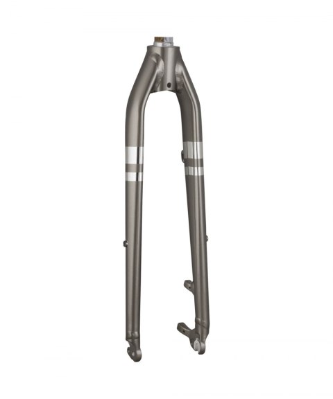 Trek 2021 Verve Aluminum 700c Disc Rigid Forks 189mm, 45mm Metaliczny ciemnoszary Gunmetal