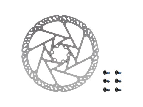 Tektro 6-bolt Disc Brake Rotor 203 mm Srebrny