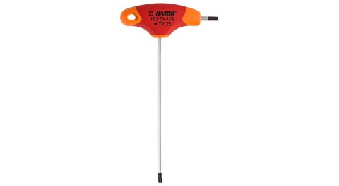 Unior T Handle Torx Wrenches Size T15 Czerwony Pomarańczowy Unior T Handle Torx Wrenches Size T15 Czerwony Pomarańczowy
