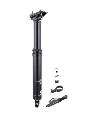 Tranzx Jd Ysp39 34.9mm Dropper Seatpost Długość 355 Mmprzesunięcie 0 Mm Czarny