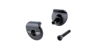 Trek 2-Bolt Seatpost 7x7mm Saddle Clamp Ears Czarny