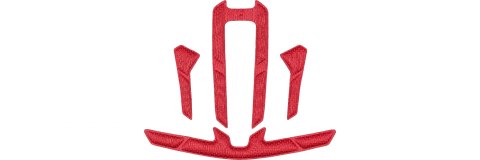Zestaw wkładek dopasowujących do kasku rowerowego Bontrager Circuit Mips Circuit Mips Pad Czerwony Zestaw wkładek dopasowujących do kasku rowerowego Bontrager Circuit Mips Circuit Mips Pad Czerwony