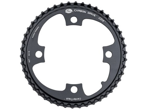 Chainring Gates CDX 46T 104BCD 4-Bolt Belt Drive Black