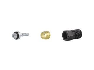 Promax D-Plug Type Brake Hose Fitting Kit DC915 Hose Connector Set G3 Srebrny/Złoty