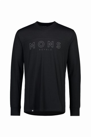 Longsleeve Mons Royale VLS Mons OL Black Męska (S)