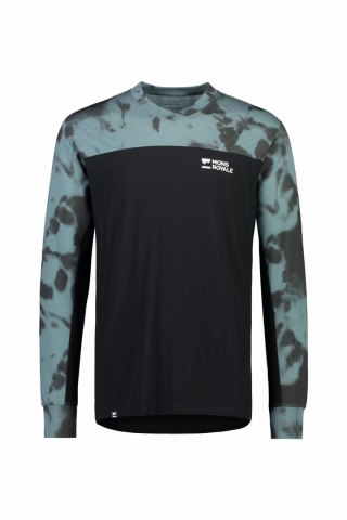 Longsleeve Mons Royale VLS Sage Tie Dye Black Męska (S)