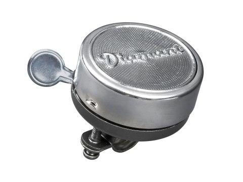 Diamant Retro Klingel Bike Bell Srebrny