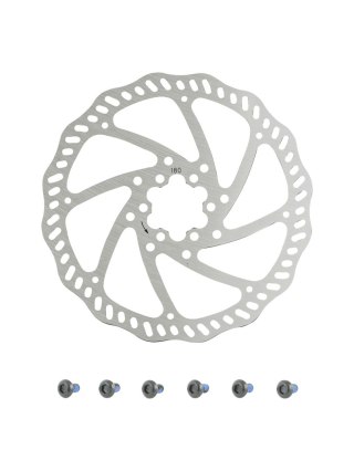 C-Star RT553 6-bolt Brake Rotor 180 mm Srebrny 2024