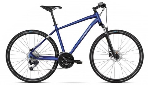 Kross Evado 6.0 Męski Niebieski Srebrny Połysk 2023 (M)