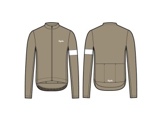 Jersey Rapha 24 Core Thermal Long Sleeve XXLarge Light Brown