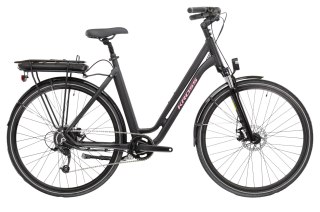 Kross Sentio Hybrid 1.0 504Wh Czarny Srebrny Połysk 2025 (M)