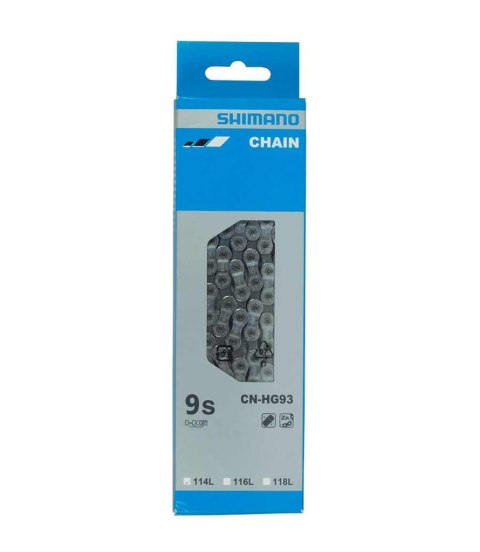 Łańcuch 9rz 114 Ogniw Shimano Łańcuch 9rz 114 Ogniw Shimano