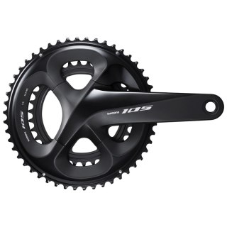 SHIMANO 105 Mechanizm korbowy FC-R7000 11 rzędów 1750 mm 53-39T Czarny