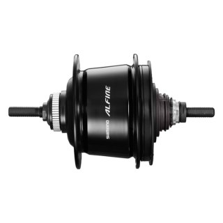 SHIMANO ALFINE Piasta z wewnętrznymi przełożeniami SG-S7001-8 8 rzędów Hamulec tarczowy (CENTER LOCK) 187 mm Czarny