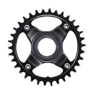 SHIMANO Tarcza mechanizmu korbowego SM-CRE80-12-B 12 rzędów bez osłony 34T lina łańcucha 55 mm Czarny