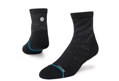 Skarpetki Stance Run Light Quarter Black M