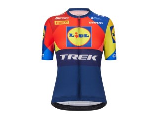 Jersey Santini Trek Replica Women Medium Blue/Yellow