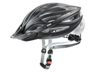 Kask rowerowy UVEX Oversize czarno- srebrny (61-65cm)