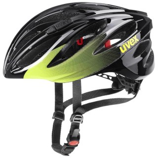 Kask rowerowy Boss Race Czarno Zielony (52-56cm)