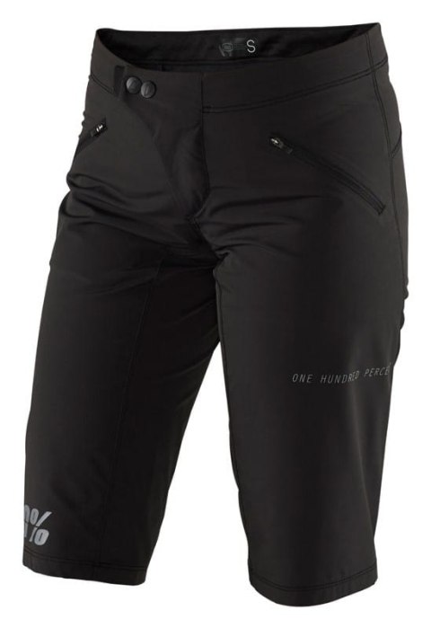 Szorty damskie 100% RIDECAMP Womens Shorts black roz. S Szorty damskie 100% RIDECAMP Womens Shorts black roz. S