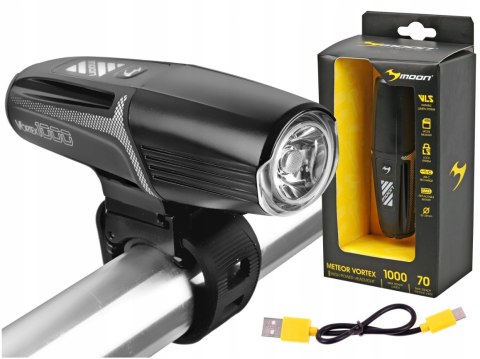 Lampa rowerowa przód VORTEX 1 LED 1000lm