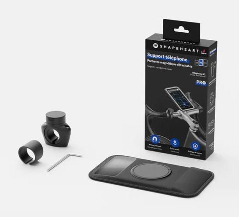 Uchwyt rowerowy na telefon Shapeheart Pro 2XL Mocowanie na kierownicy