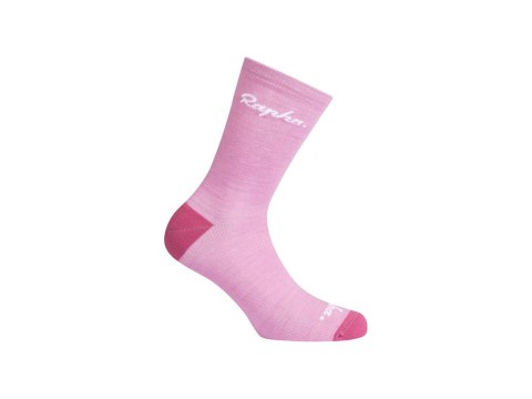 Sock Rapha 25 Merino Medium Dusty Mauve/White